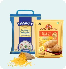Atta, Rice & Dal