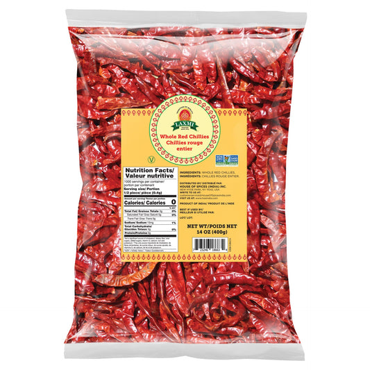 LX. RED CHILI WHOLE 400 GM