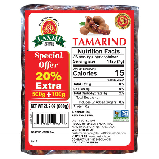 LX. TAMARIND SEEDLESS (SLAB) 600 GM
