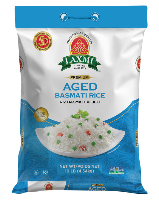 LX. AGED BASMATI RICE 10 LB