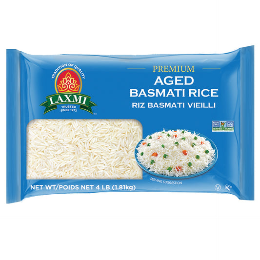 LX. AGED BASMATI RICE 4 LB