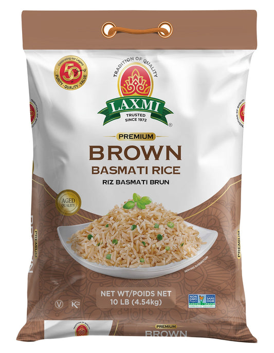 LX. BROWN BASMATI RICE 10 LB
