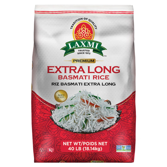 LX. EXTRA LONG BASMATI RICE 40 LB