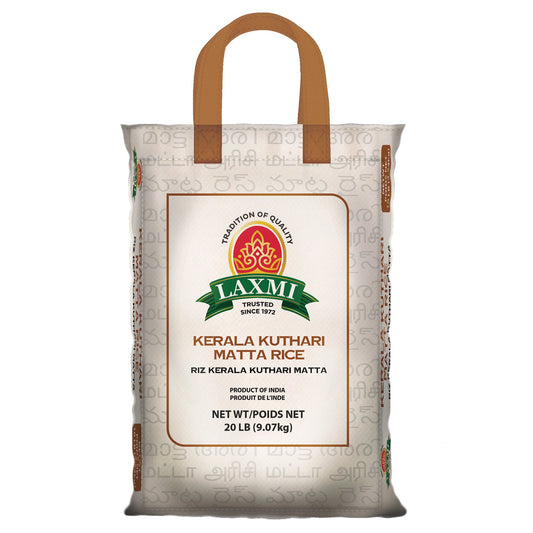 LX. KERALA KUTHARI MATTA RICE 20 LB