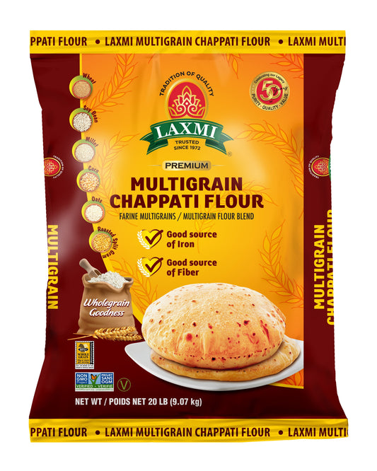 LX. MULTIGRAIN CHAPATI FLOUR 20 LB