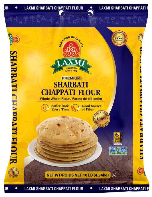 LX. SHARBATI CHAPATI FLOUR 10 LB