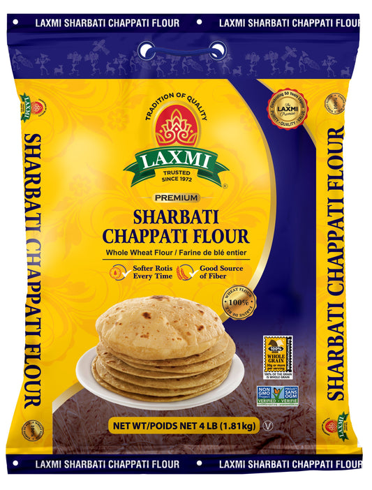 LX. SHARBATI CHAPATI FLOUR 4 LB