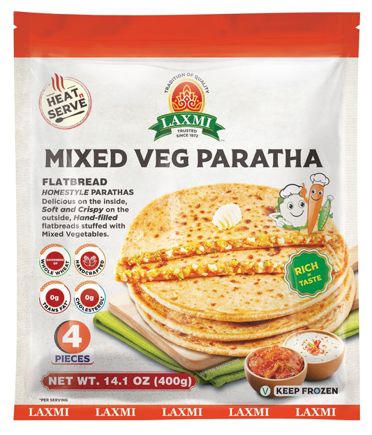 LX. MIXED VEG PARATHA 4X100 GM