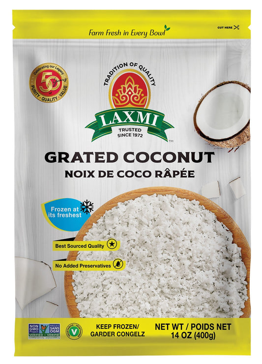 LX. FROZEN GRATED COCONUT 400GM