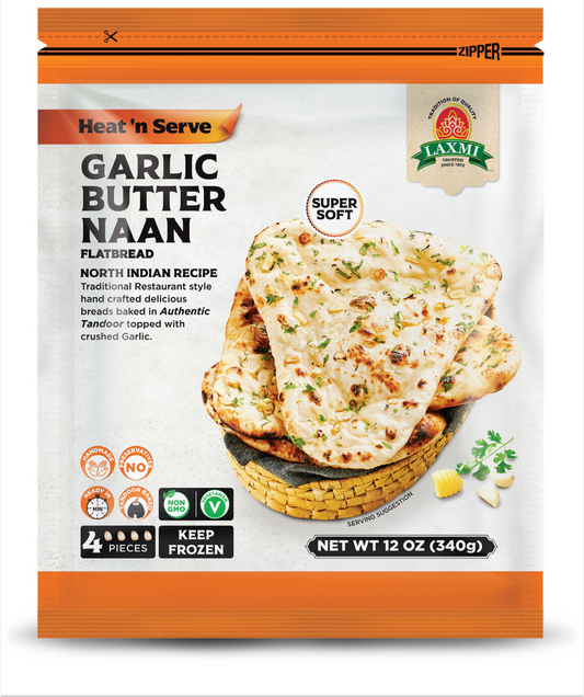 LX. GARLIC BUTTER NAAN 4X85 GM
