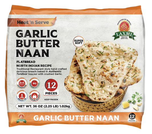 LX. GARLIC BUTTER NAAN BLK 12X85 GM