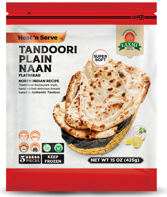 LX. TANDOORI PLAIN NAAN 5X85 GM