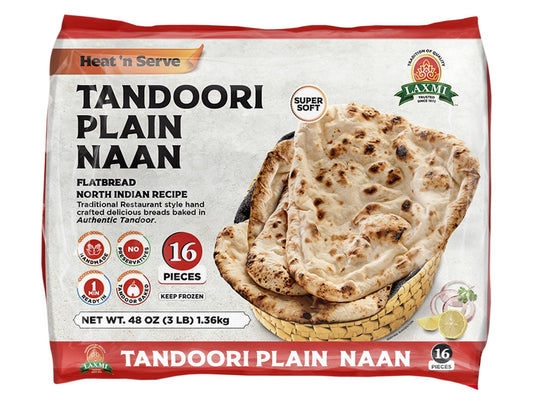 LX. TANDOORI PLAIN NAAN BLK 16X85 GM
