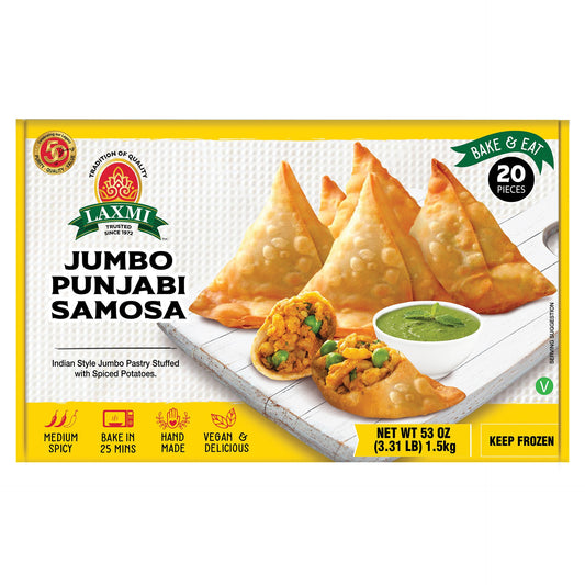 LX. PUNJABI JUMBO SAMOSA BLK 20X75 GM