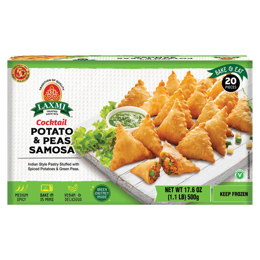 LX. COCKTAIL POT PEAS SAMOSA 20X20 GM