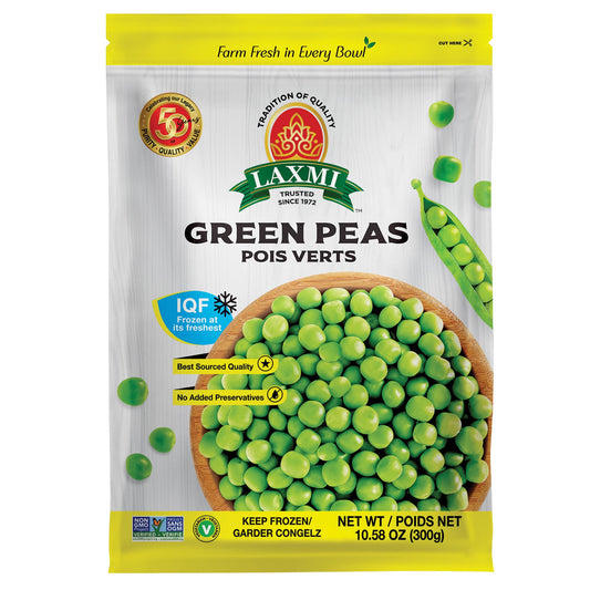 LX. FROZEN INDIAN GREEN PEAS 300GM