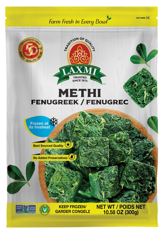 LX. FROZEN METHI LEAVES 24X300 GM