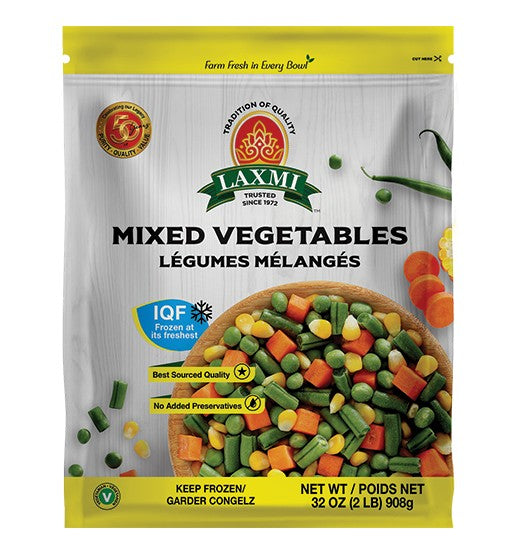 LX. FROZEN MIX VEG 908 GM