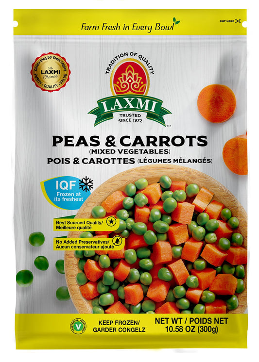 LX. FROZEN PEAS & CARROTS 300 GM