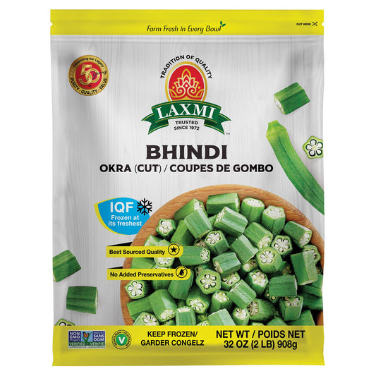 LX. FROZEN OKRA CUT BLK 908 GM