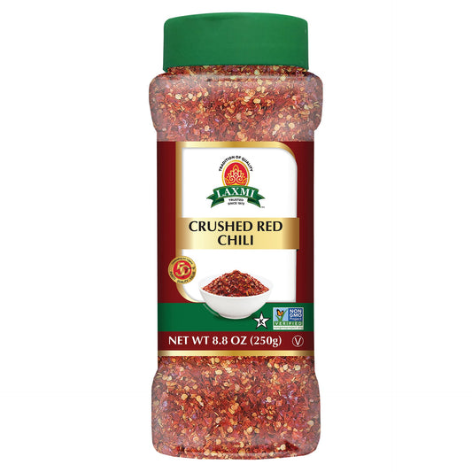 LX. RED CHILI CRUSHED (JAR) 250 GM